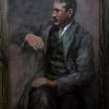 Азаров Артем Портрет Евгена Коповальця, полотно,олія 60х80 2020р.